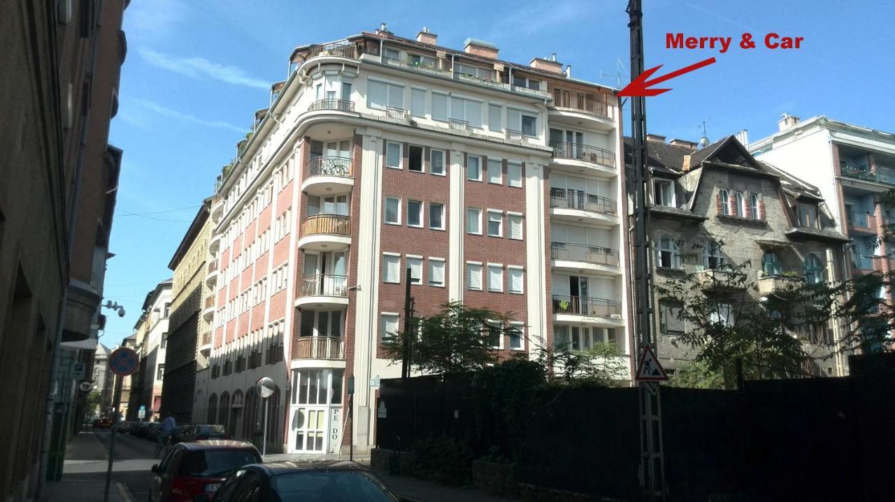 Merry&Car - Huge Balcony + Living Room + 2Br 부다페스트 외부 사진